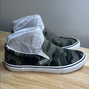 Camo canvas Slip-On Sneakers